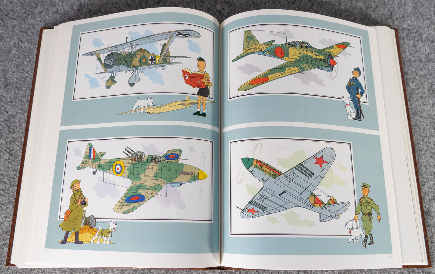 Rombaldi Tintin Volume 10: Tibet, Castafiore Emerald, Carte Voeux + Q&F - 1st Edition 1986 Herge EO
