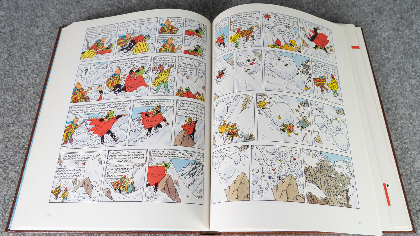 Rombaldi Tintin Volume 7 - 7 Crystal Balls, Prisoners Sun, Land Black Gold + Q&F - 1st Edition 1985 Herge EO