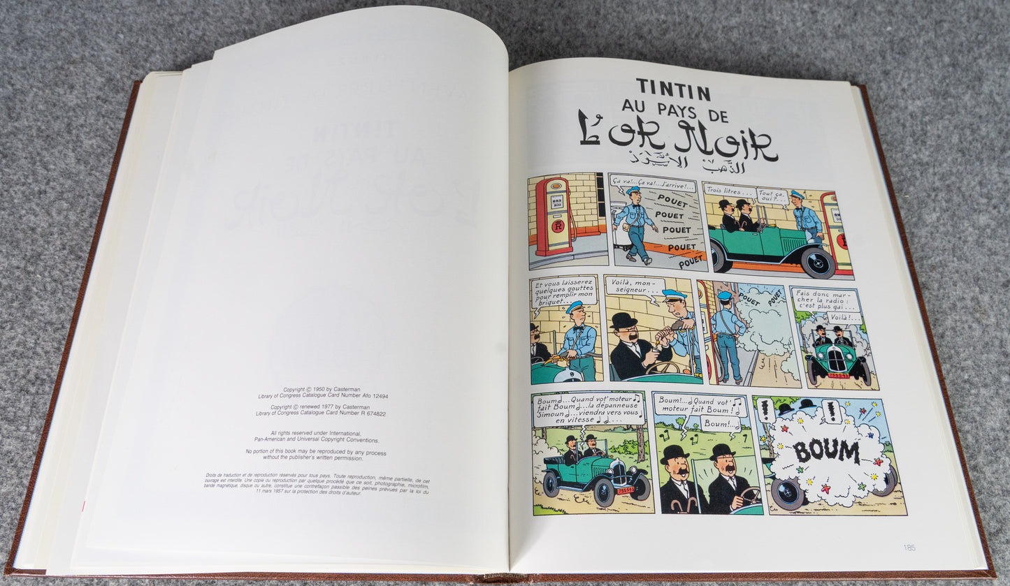 Rombaldi Tintin Volume 7 - 7 Crystal Balls, Prisoners Sun, Land Black Gold + Q&F - 1st Edition 1985 Herge EO