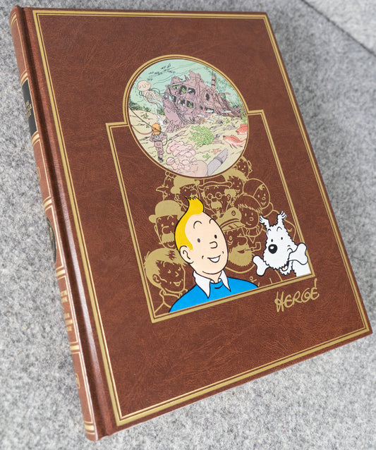 Rombaldi Tintin Volume 6 - Secret Unicorn, Rackhams Treasure, Quick & Flupke - 1st Edition 1985 Herge EO
