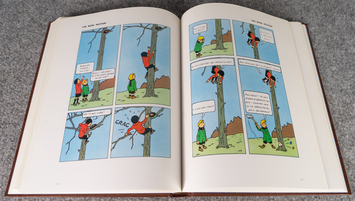 Rombaldi Tintin Volume 6 - Secret Unicorn, Rackhams Treasure, Quick & Flupke - 1st Edition 1985 Herge EO