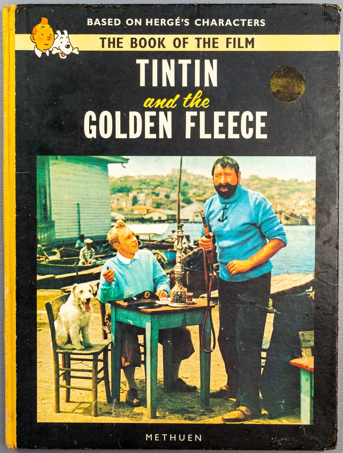 Tintin and the Golden Fleece Methuen UK 2nd Reprint Edition 1966 Hardback Tintin Book Herge