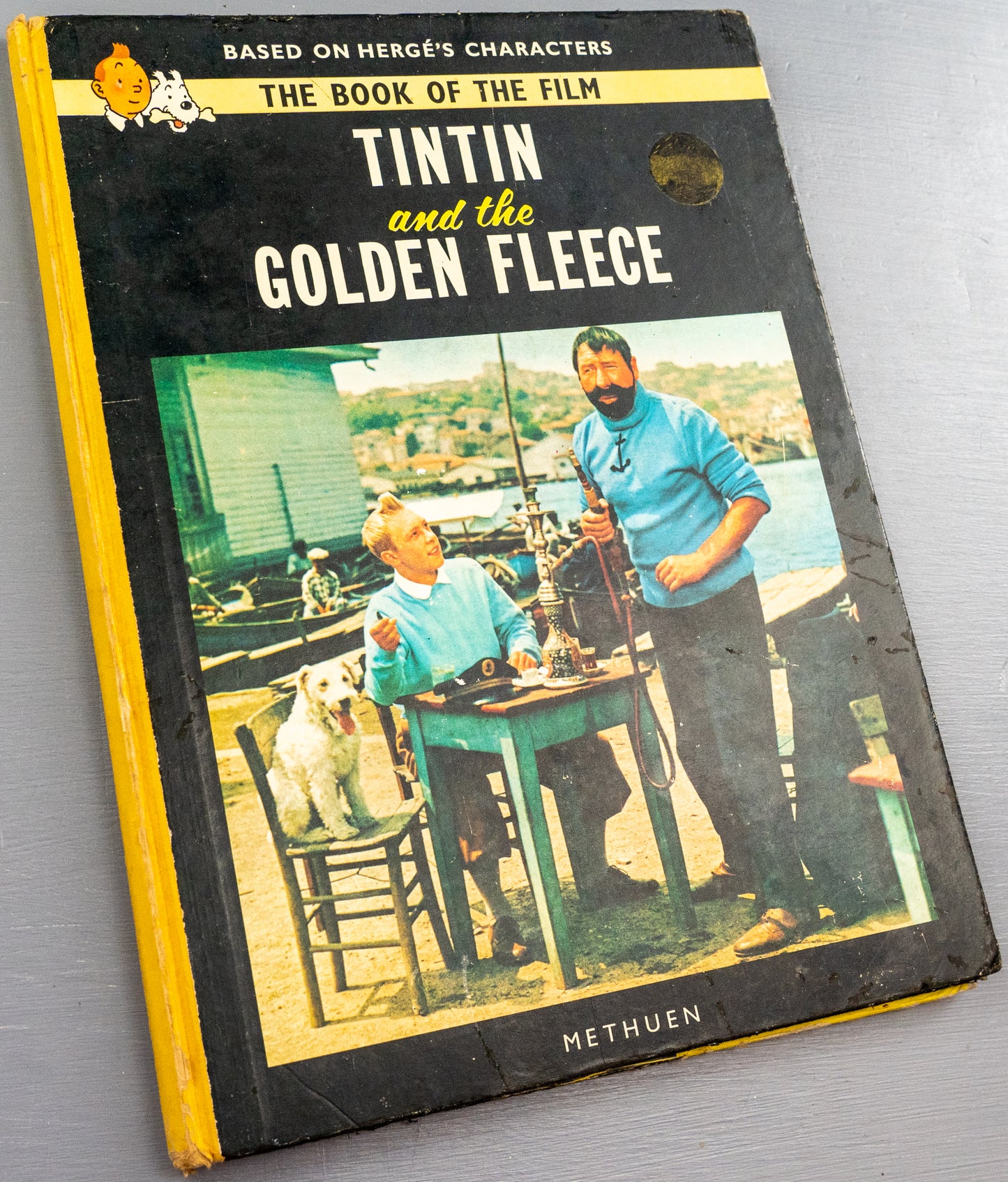 Tintin and the Golden Fleece Methuen UK 2nd Reprint Edition 1966 Hardback Tintin Book Herge