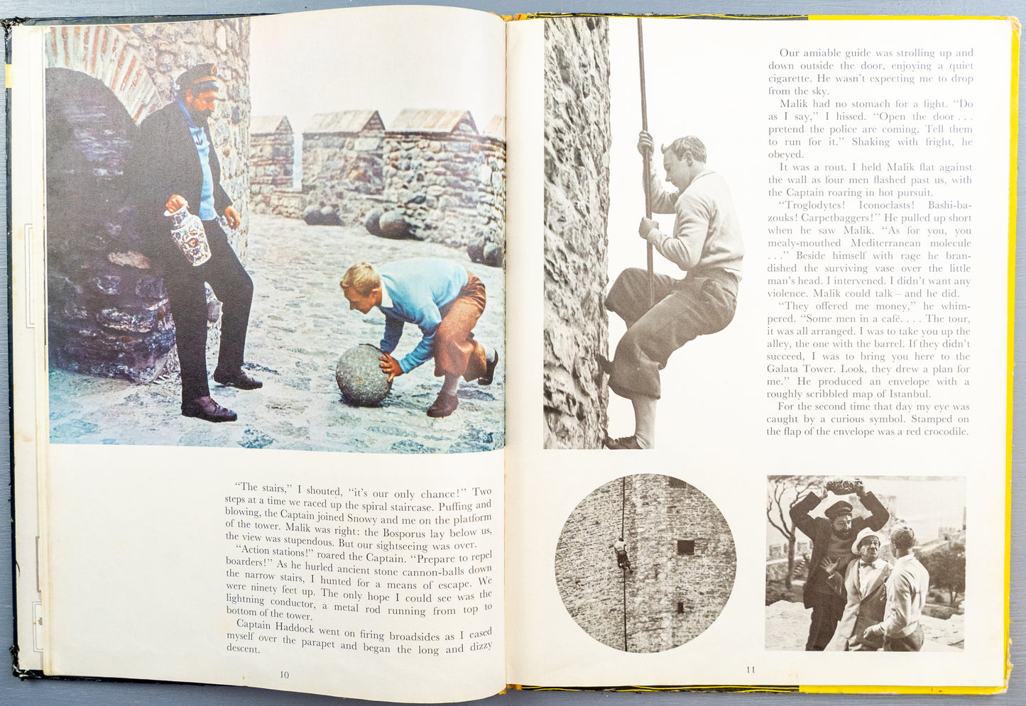 Tintin and the Golden Fleece Methuen UK 2nd Reprint Edition 1966 Hardback Tintin Book Herge