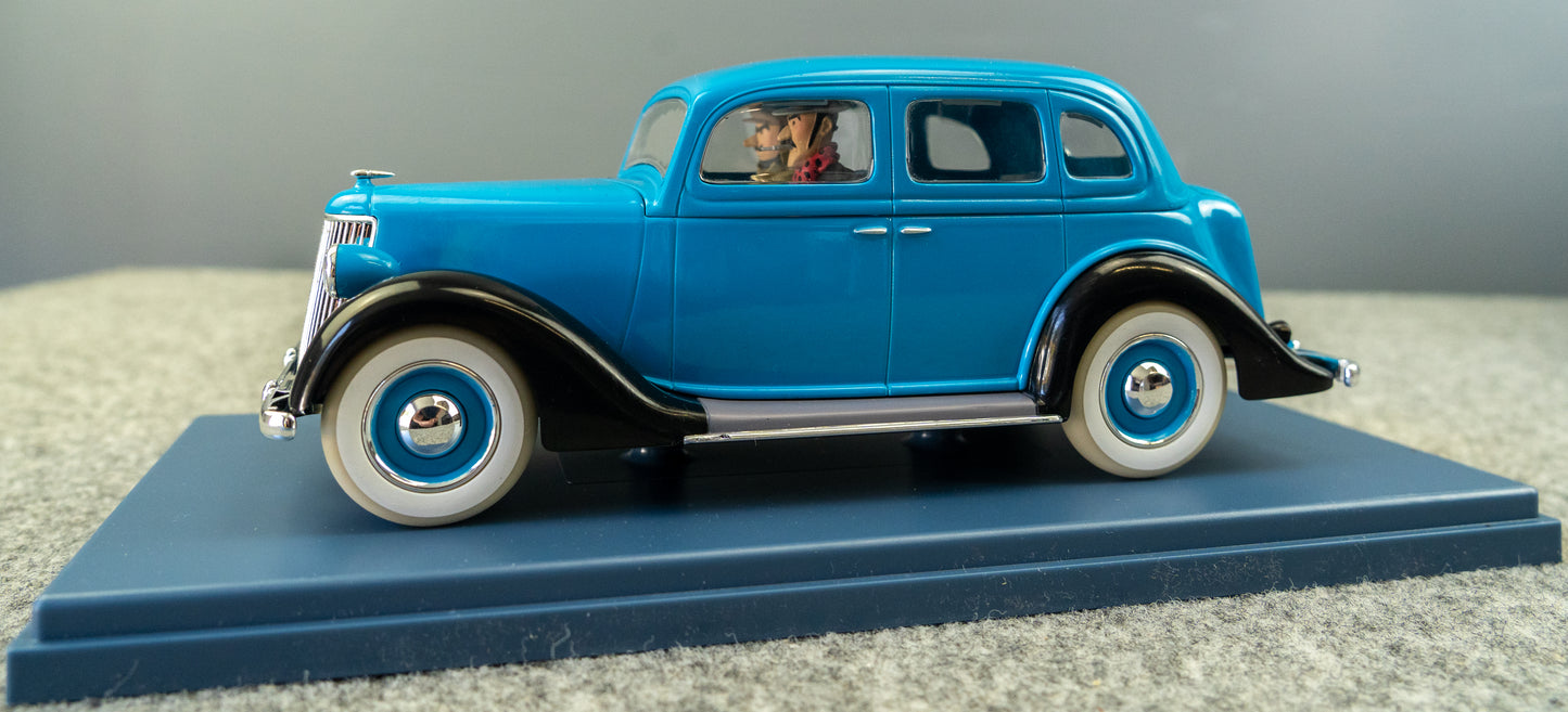 VOITURE TINTIN 1/24 29966 Alonzo Perez's Car: Broken Ear Hachette car #66