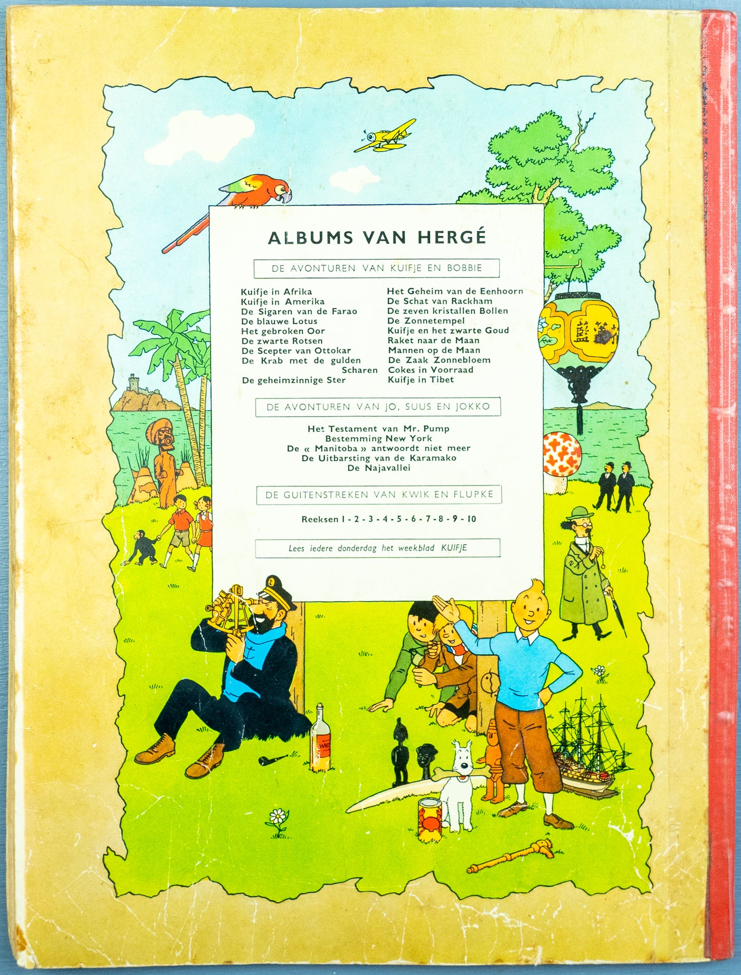 Kuifje: Mannen Op De Maan 1960 Casterman Early Dutch Paperback Edition Tintin by Herge
