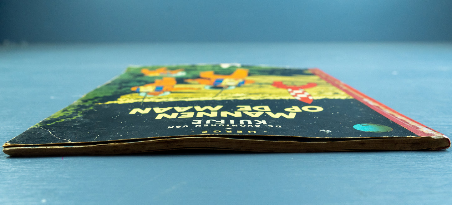 Kuifje: Mannen Op De Maan 1960 Casterman Early Dutch Paperback Edition Tintin by Herge