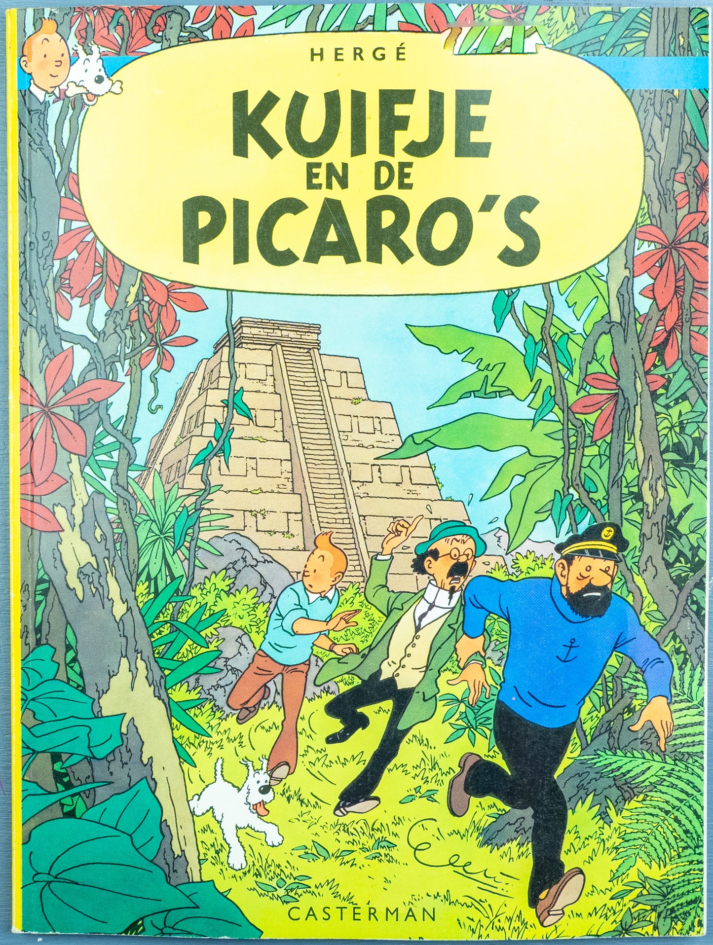 Kuifje En De Picaro's 1976 1st Dutch Paperback Edition Casterman Tintin by Herge