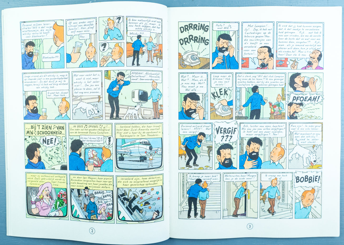 Kuifje En De Picaro's 1976 1st Dutch Paperback Edition Casterman Tintin by Herge