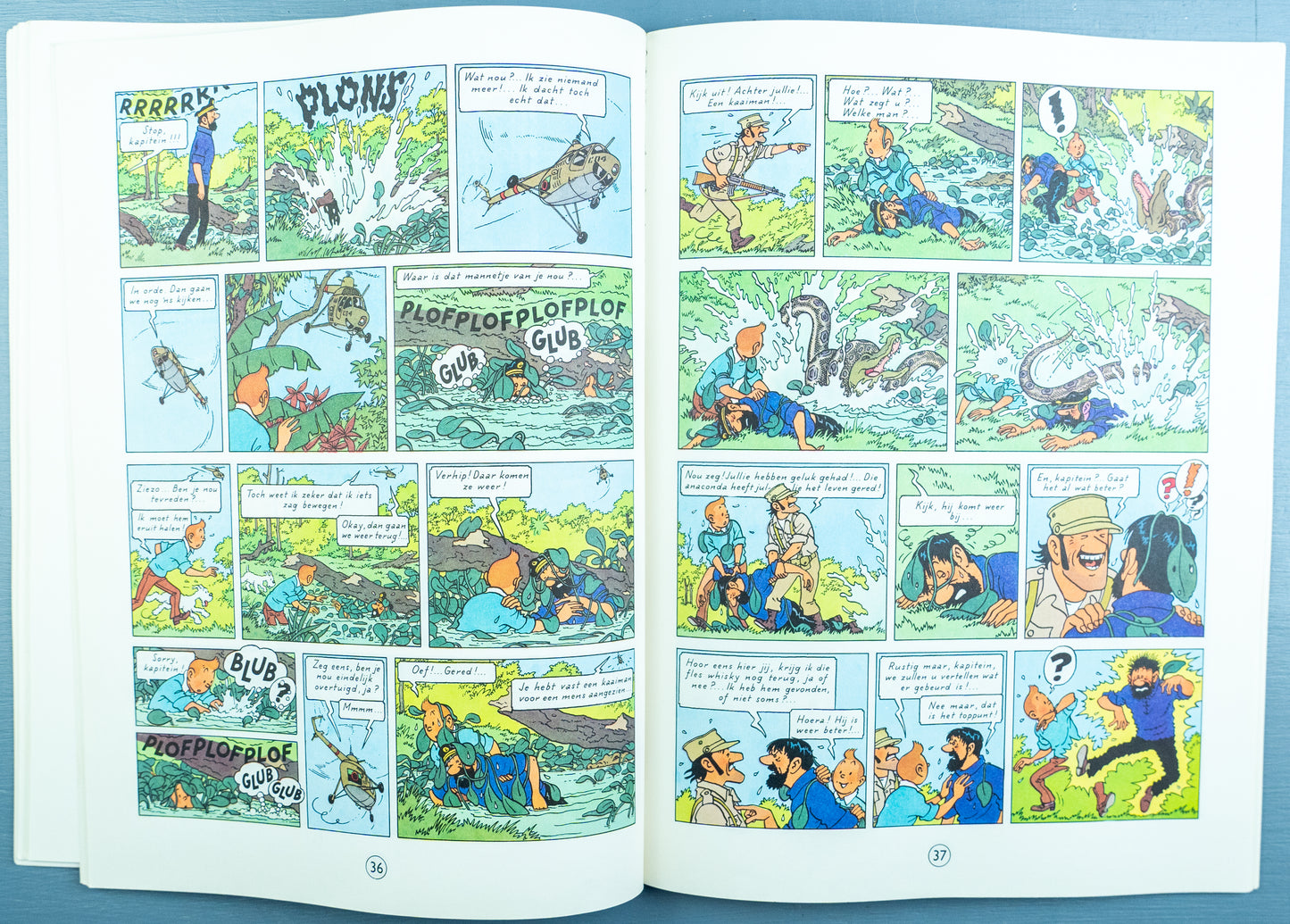 Kuifje En De Picaro's 1976 1st Dutch Paperback Edition Casterman Tintin by Herge