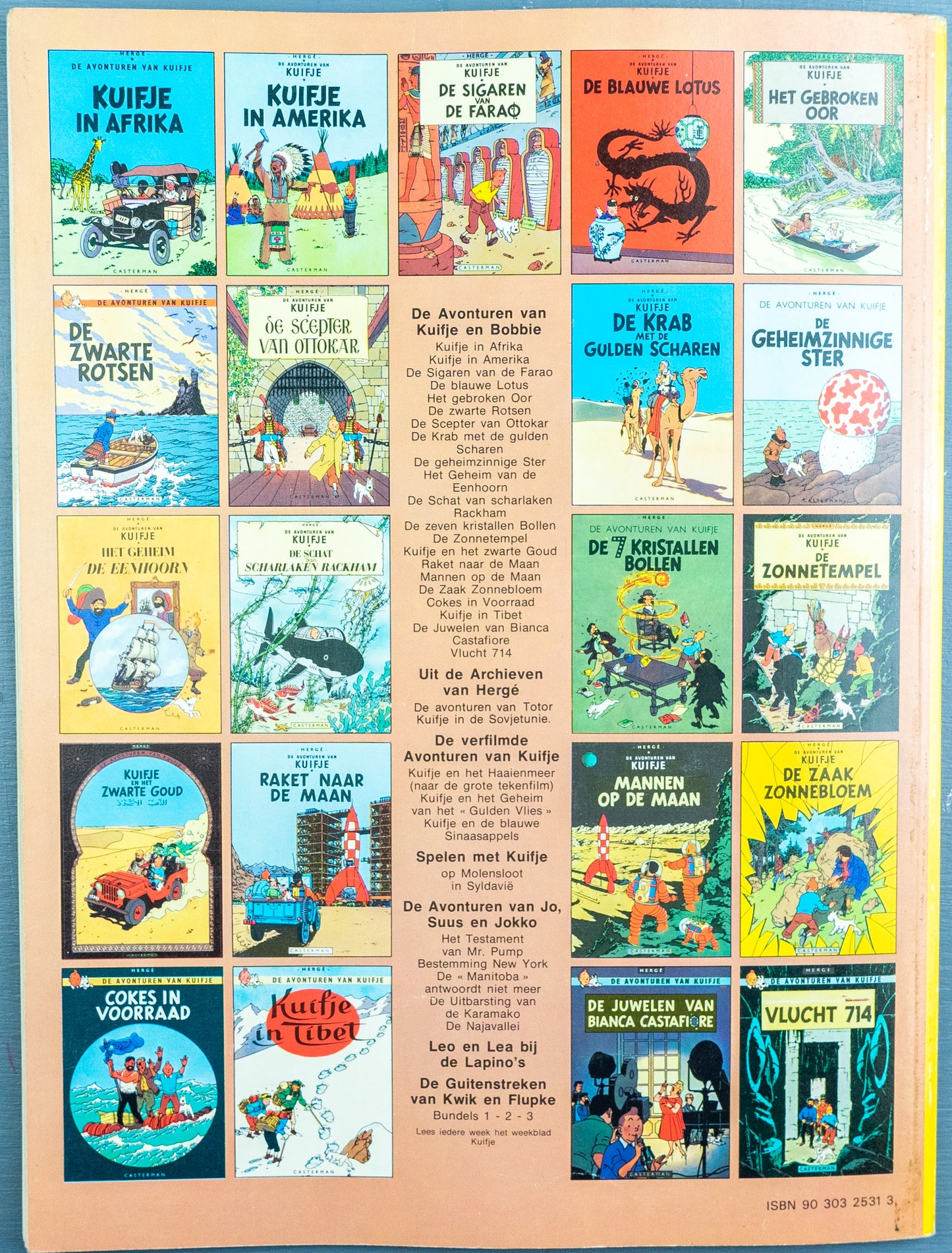 Kuifje En De Picaro's 1976 1st Dutch Paperback Edition Casterman Tintin by Herge