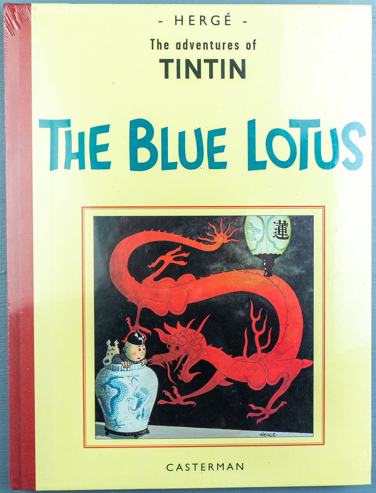 THE BLUE LOTUS Last Gasp 2006 1st Facsimile Edition Hardback B&W Tintin Book EO