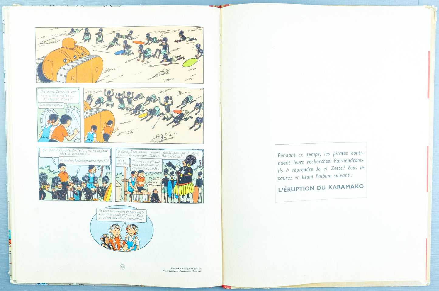 Manitoba Ne Repond Plus 1956 Casterman Early HB Edition Jo Zette & Jocko/Tintin by Herge