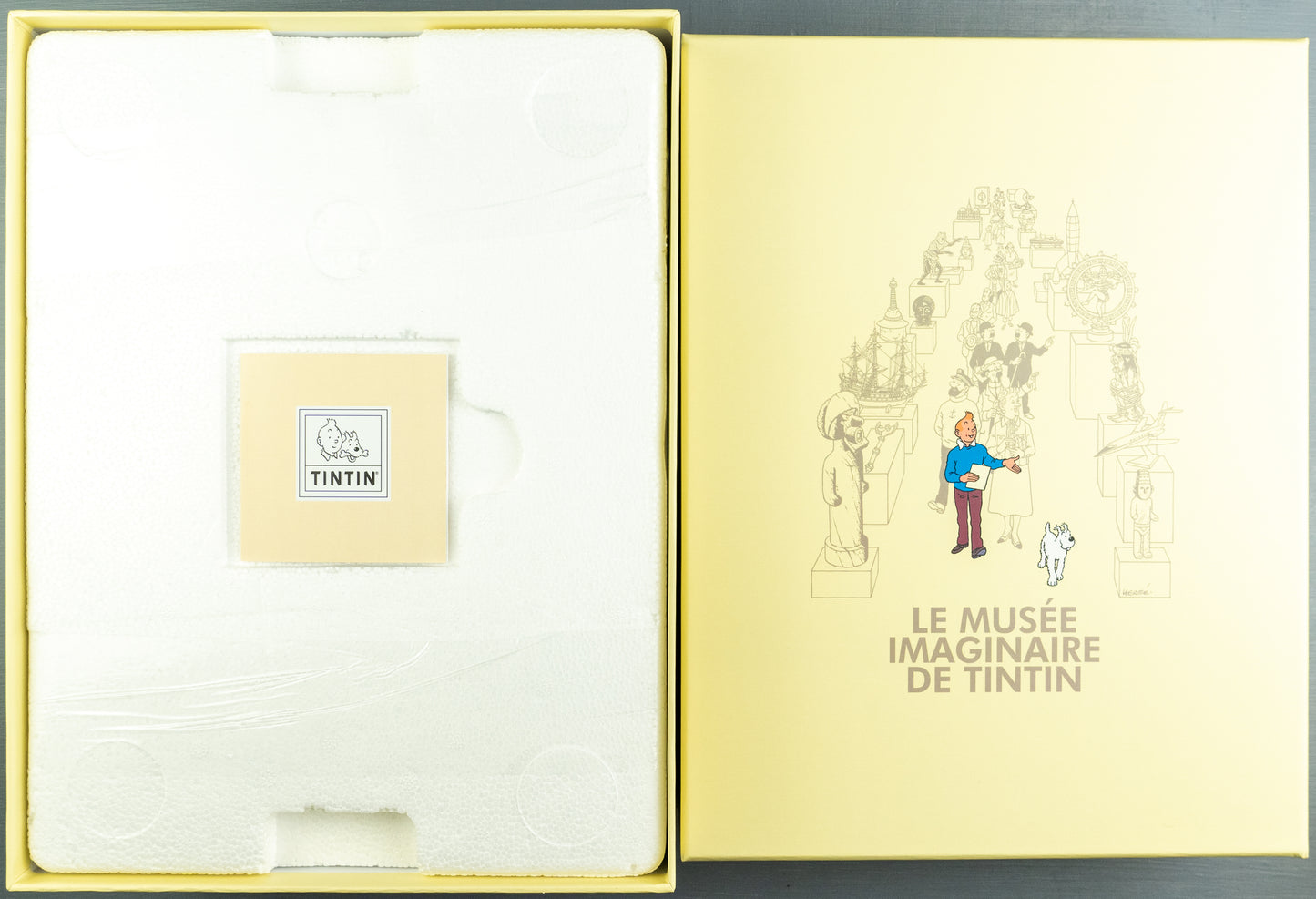 Statuette Moulinsart 46007 Tintin & Snowy Musee Imaginaire 2023 25cm Resin Model