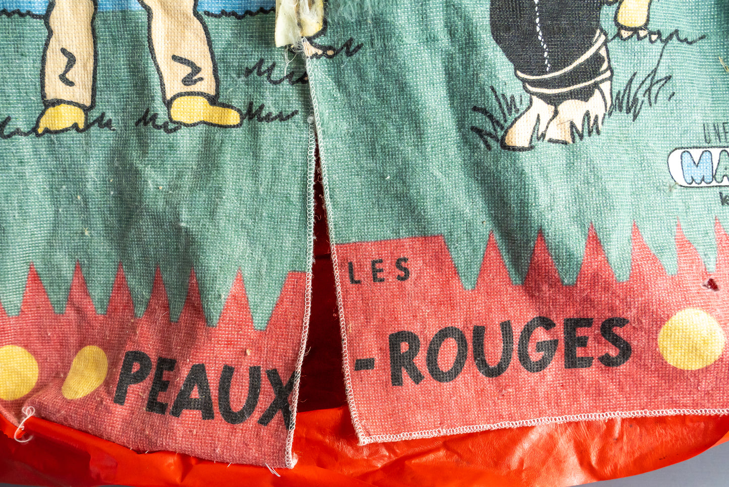 Moulinsart Tintin in America Kids Tepee Tent 150x85cm 100% Cotton Vintage Tipi