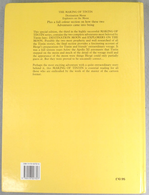 Making of Tintin: Mission to the Moon 1989 Methuen 1st Edition UK Herge Rare EO