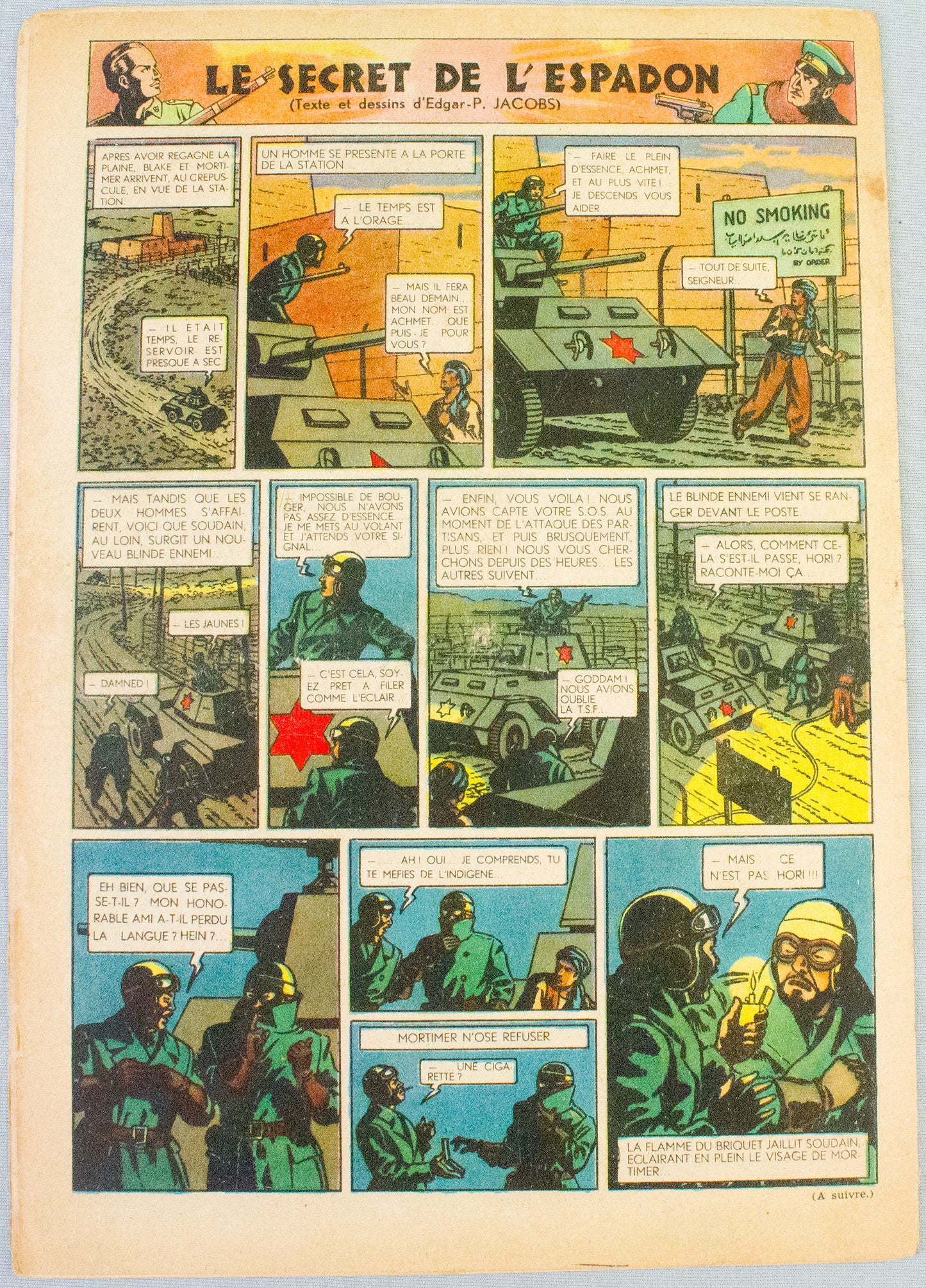 JOURNAL TINTIN Issue 16: 1947 Le Rallic Cover Edition Vintage Comic EO Couverture