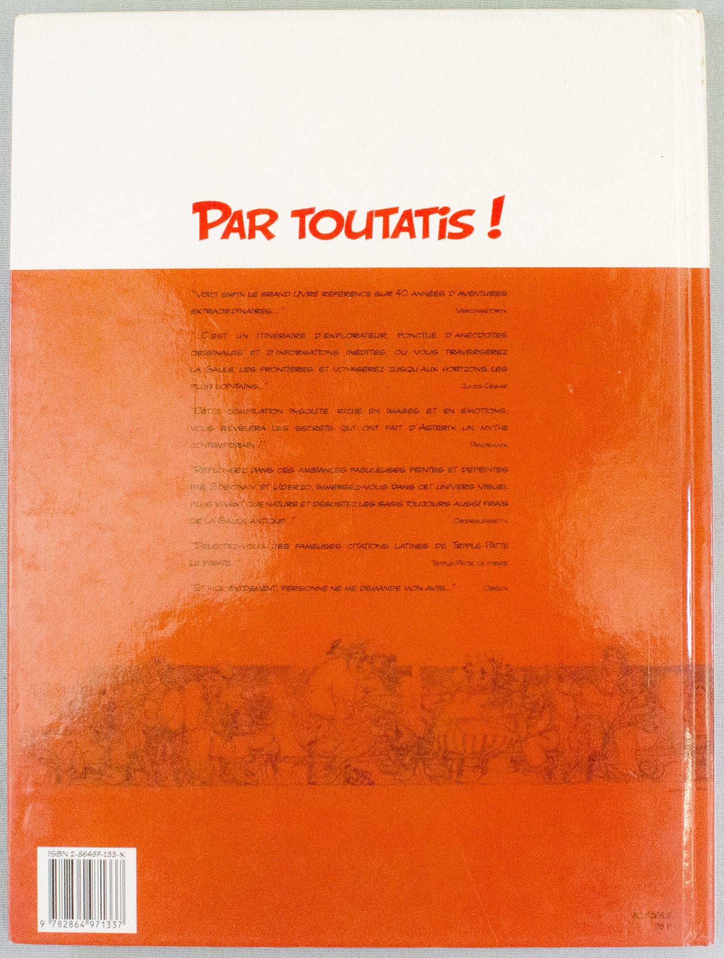 Le Livre d'Asterix Le Gavlois Book - 1999 French 1st Edition HB Les Editions Rene Andrieu