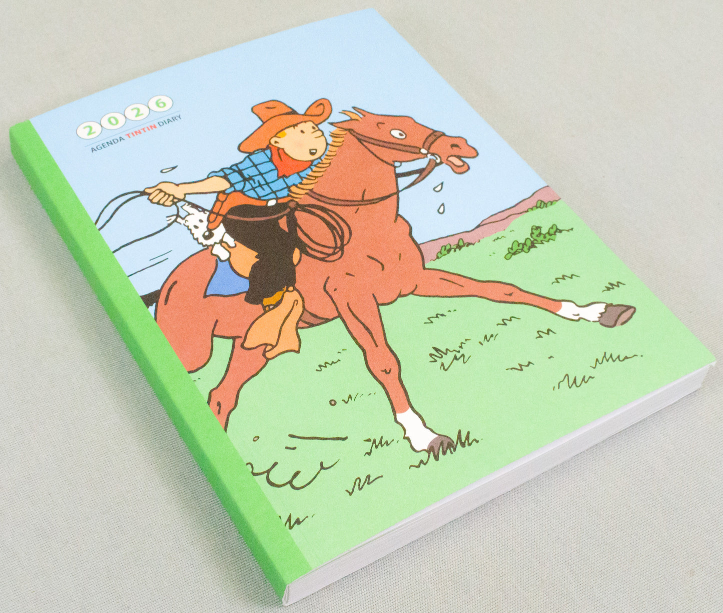 2026 Tintin Desk Diary - Tintin In America Moulinsart Editions