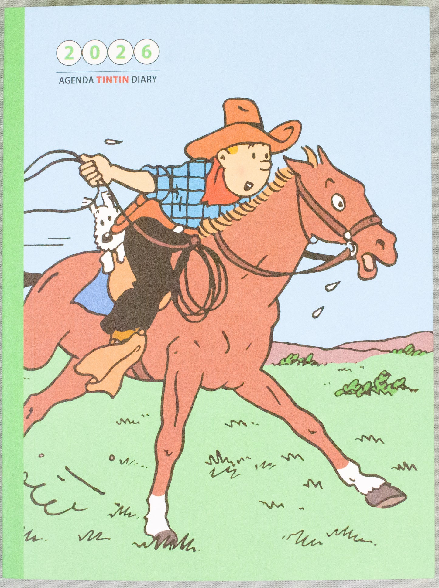 2026 Tintin Desk Diary - Tintin In America Moulinsart Editions