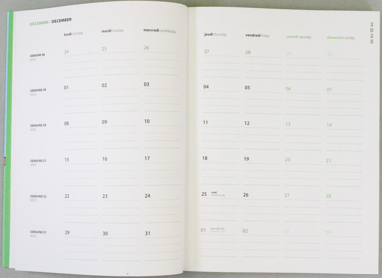 2026 Tintin Desk Diary - Tintin In America Moulinsart Editions