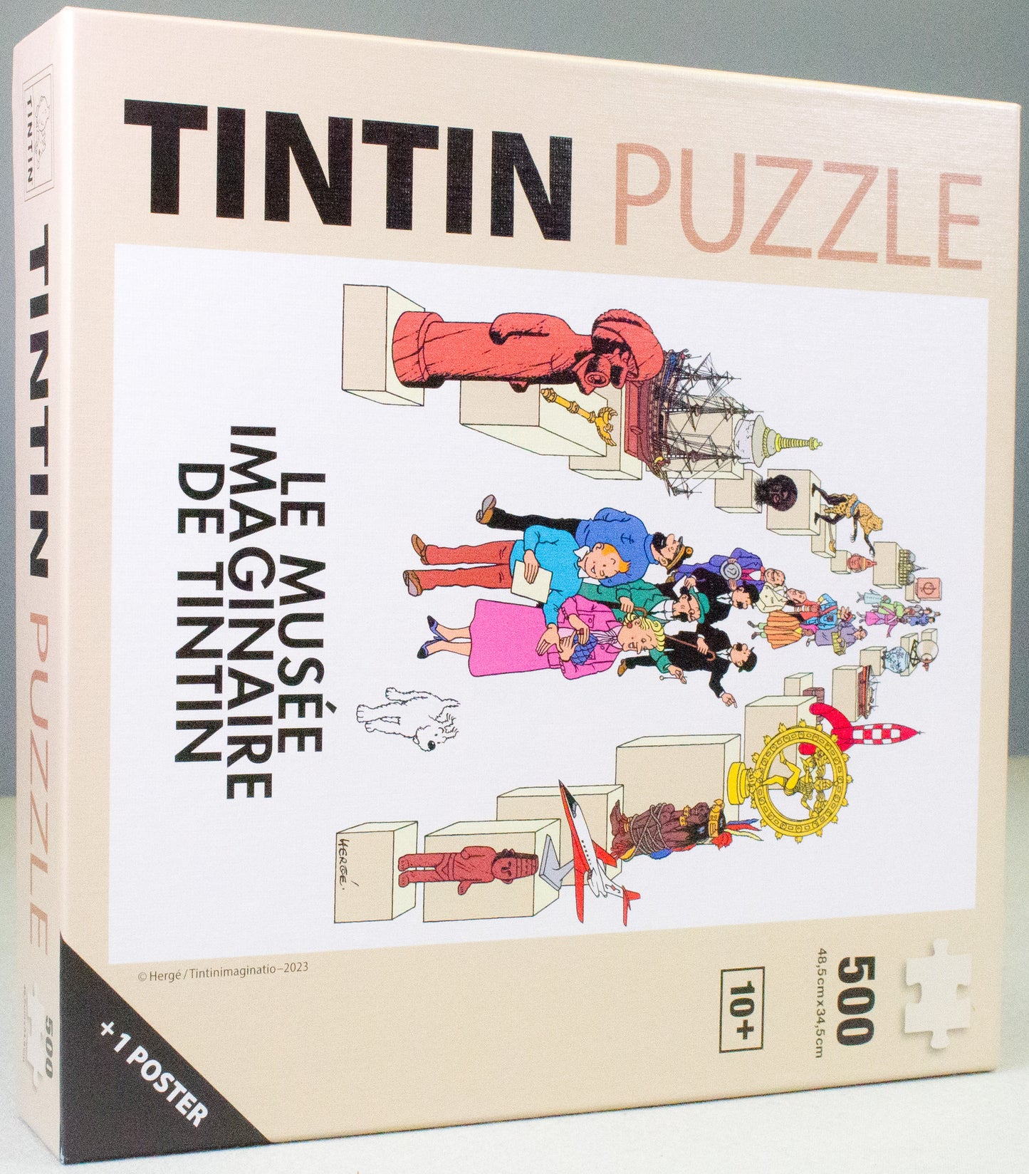 Moulinsart Tintin Puzzle (81559) - Le Musée Imaginaire 48.5x34.5cm