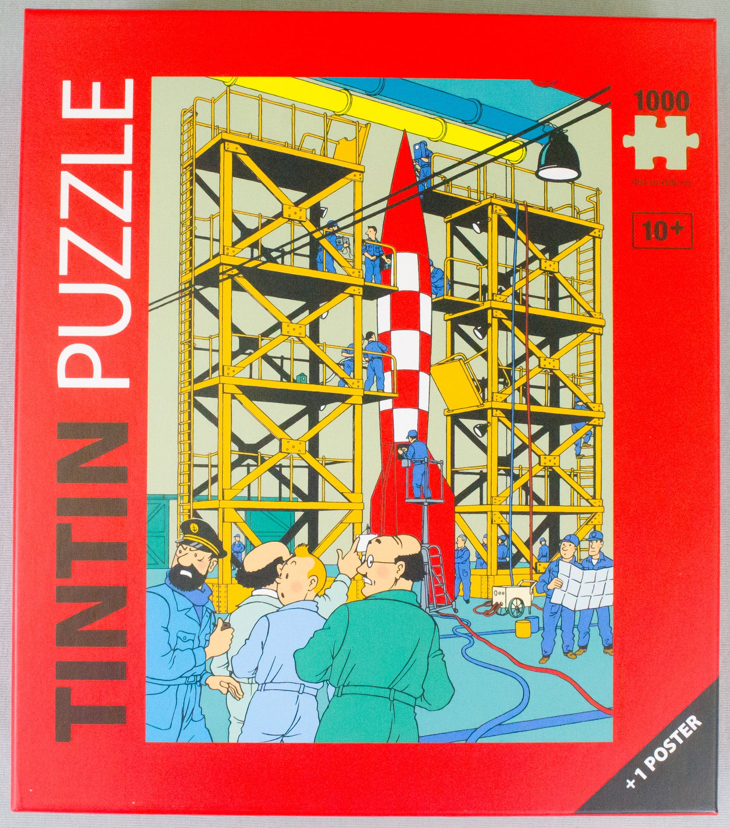 Moulinsart Tintin Puzzle 81567 - X-FLR 6 Rocket Destination Moon 68 x 48 cm