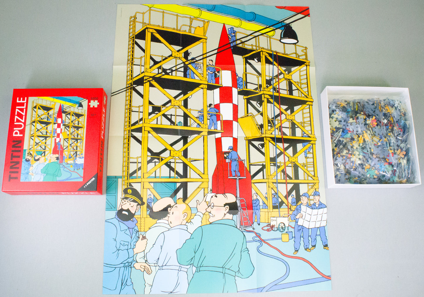 Moulinsart Tintin Puzzle 81567 - X-FLR 6 Rocket Destination Moon 68 x 48 cm
