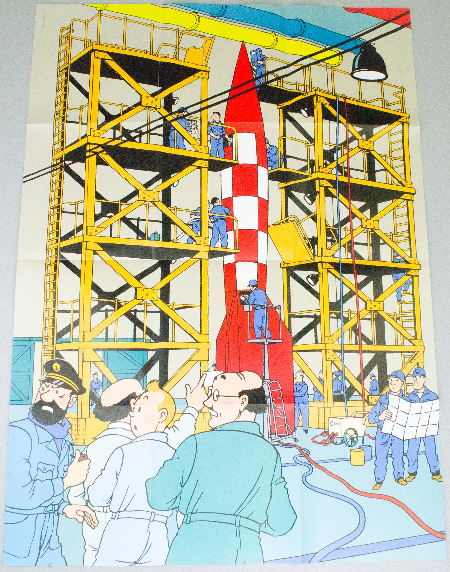 Moulinsart Tintin Puzzle 81567 - X-FLR 6 Rocket Destination Moon 68 x 48 cm