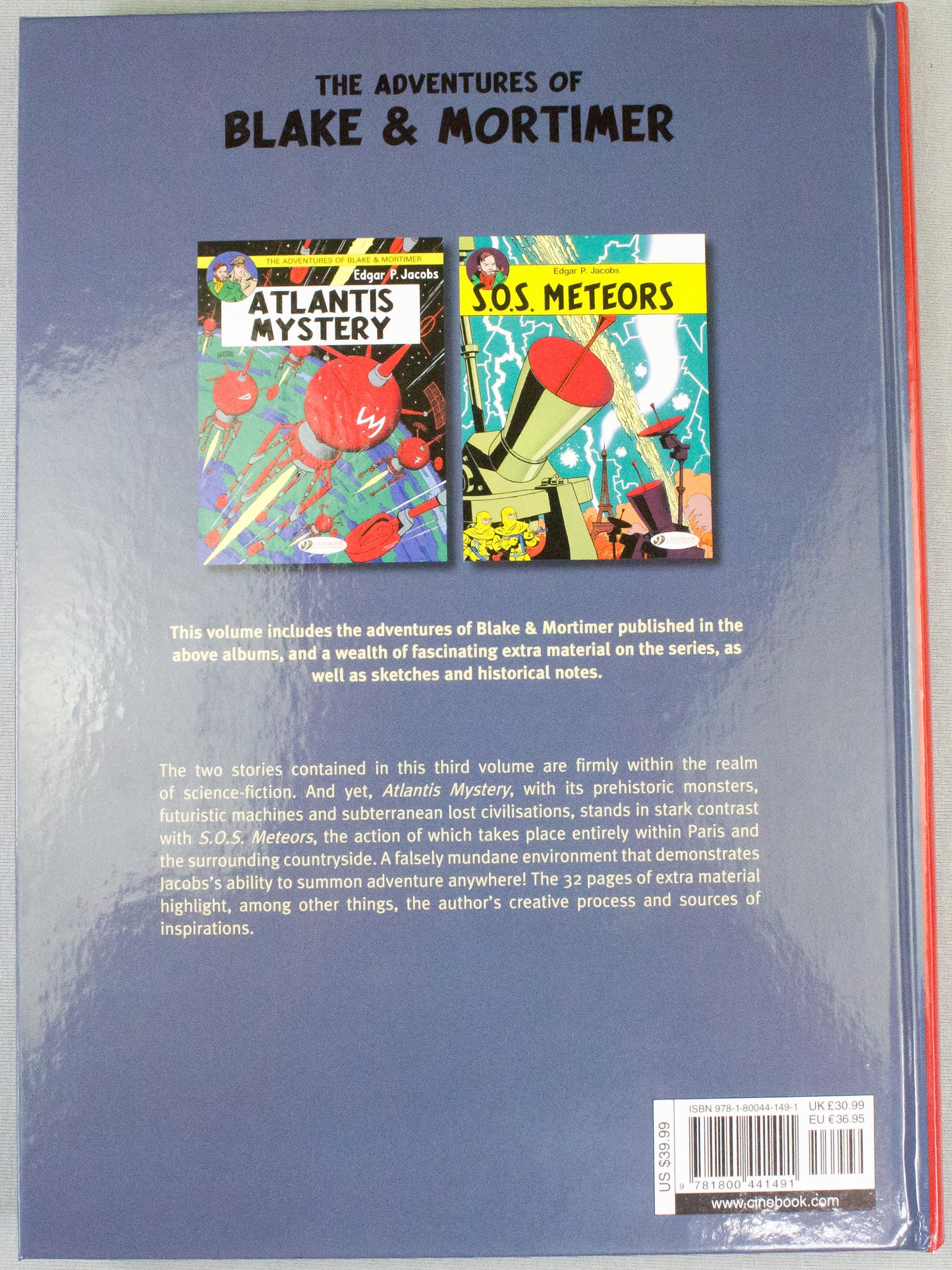 Blake & Mortimer The Complete Collection Volume 3: Cinebook Edition