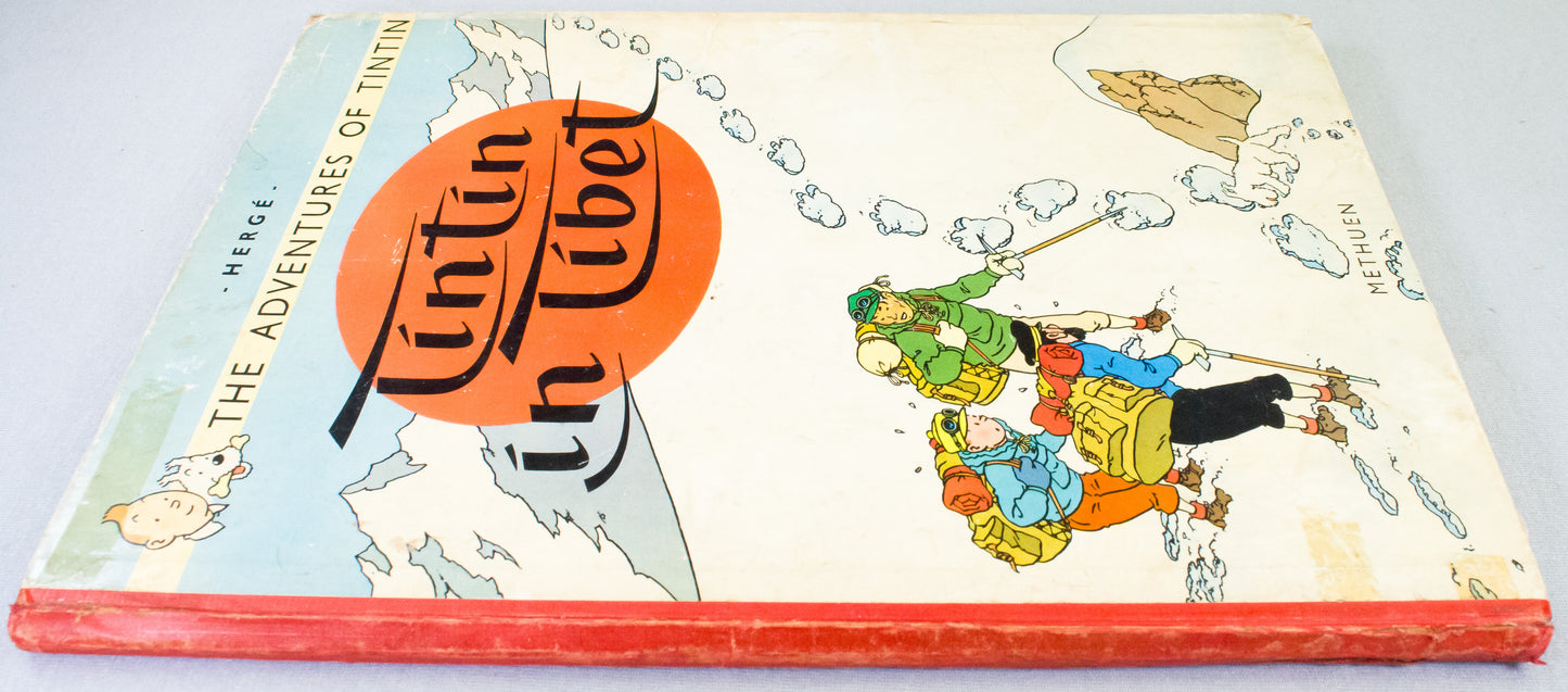 Tintin in Tibet - Methuen 1965 2nd UK Reprint Edition Hardback Rare comic book Herge EO