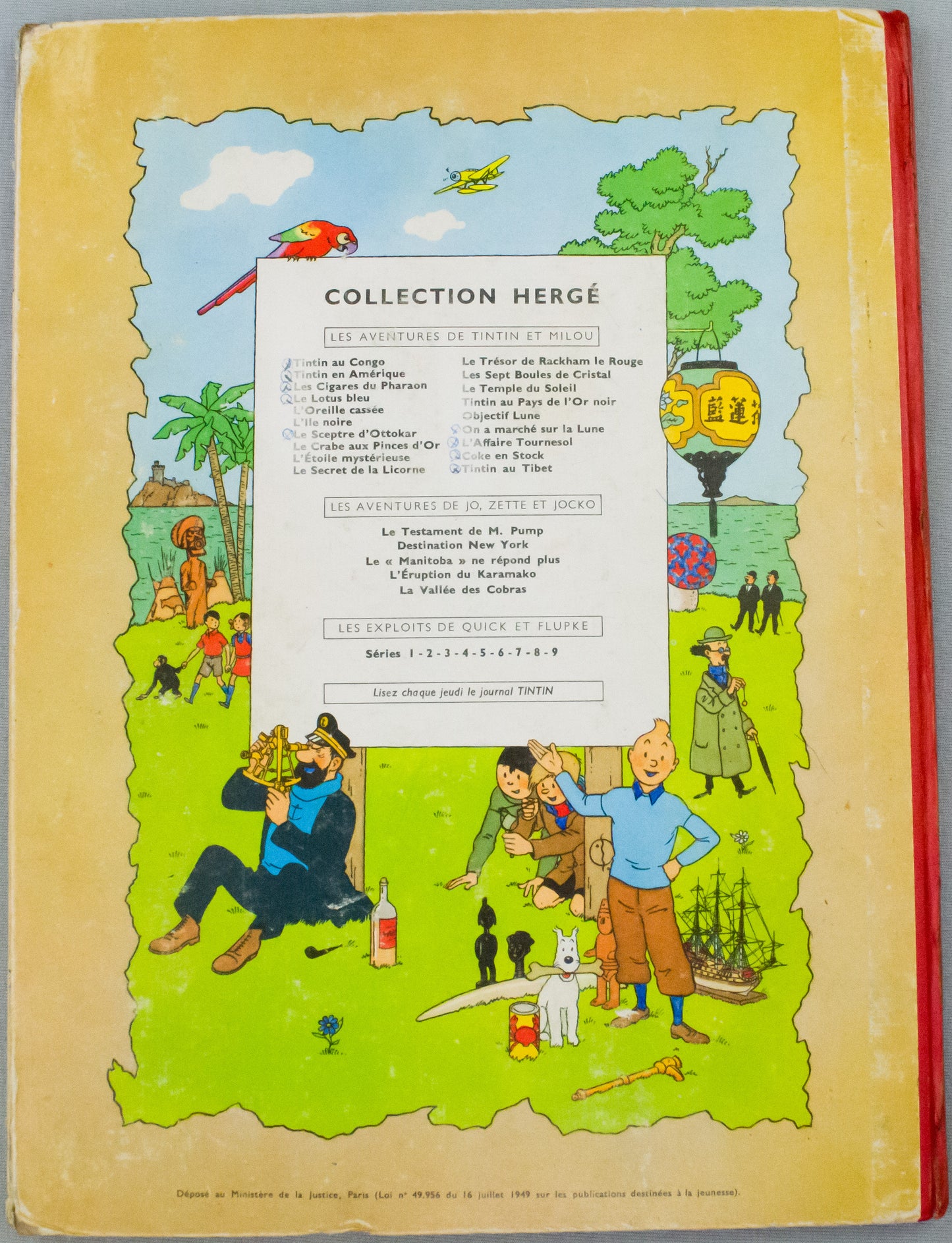 Tintin au Tibet: Casterman 1960 1st Edition HB Dedication & signed by Herge EO