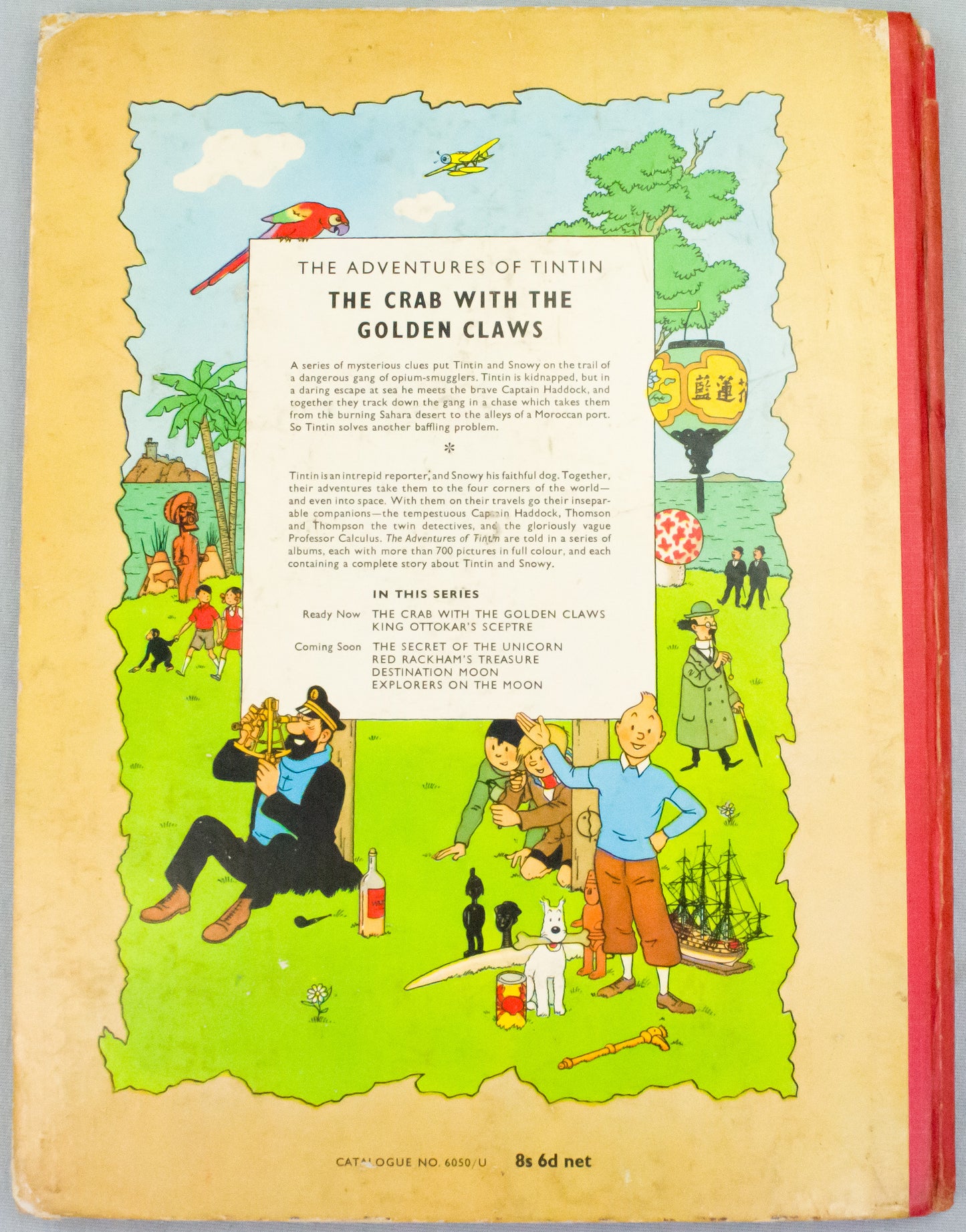 Crab with the Golden Claws - Methuen 1958 1st Edition UK Hardback Rare Tintin book Herge EO