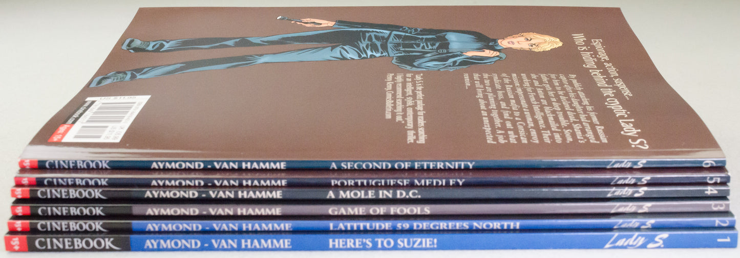 Lady S. Volume 1-6 Jean Van Hamme UK Cinebook Paperback Edition Comic Books FULL SET