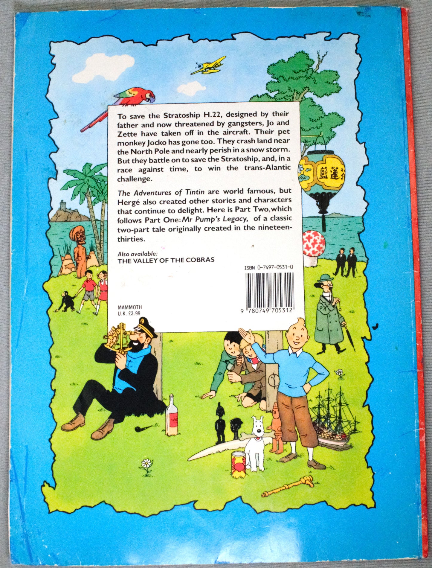 Jo, Zette and Jocko Destination New York P2 - Mammoth 1998 UK Paperback Edition DEFECTS