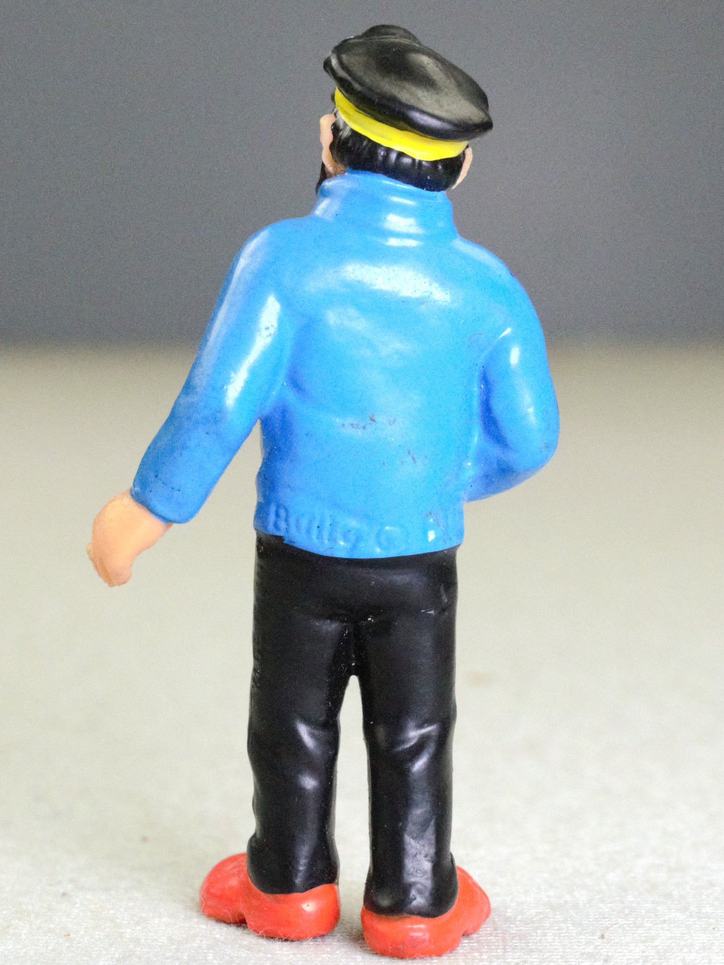 Captain Haddock: Vintage 1980s 3/4cm Mini Figure from the Bully Collection
