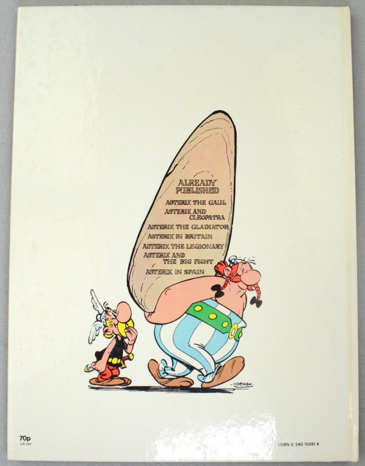 Asterix & Olympic Games 1972 Brockhampton 2nd UK Edition Rare HB Comic Book Uderzo