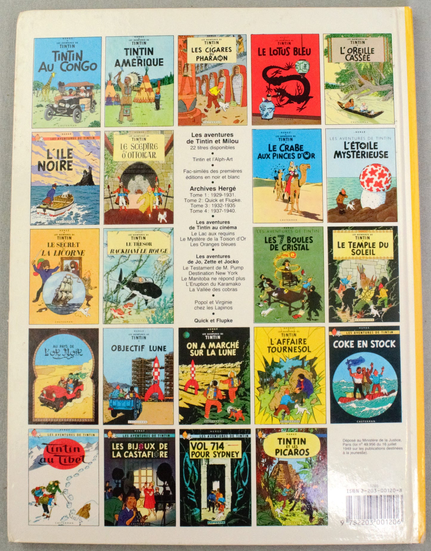 Tintin Les Bijoux de la Castafiore Comic Book - Casterman 1966 French Hardback Edition Herge