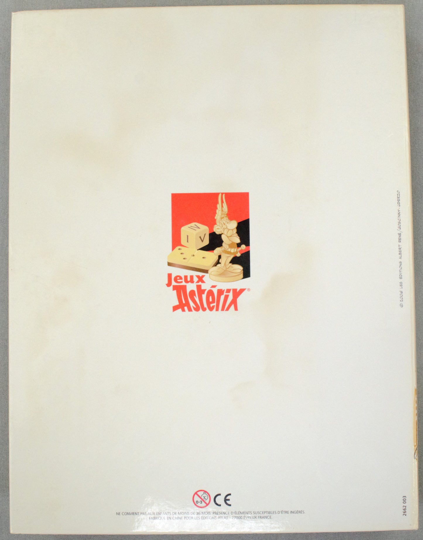 Astérix Game of the Goose/Jeu de L'oie “La Grande Traversée” Editions Atlas Collections Board Games 2006