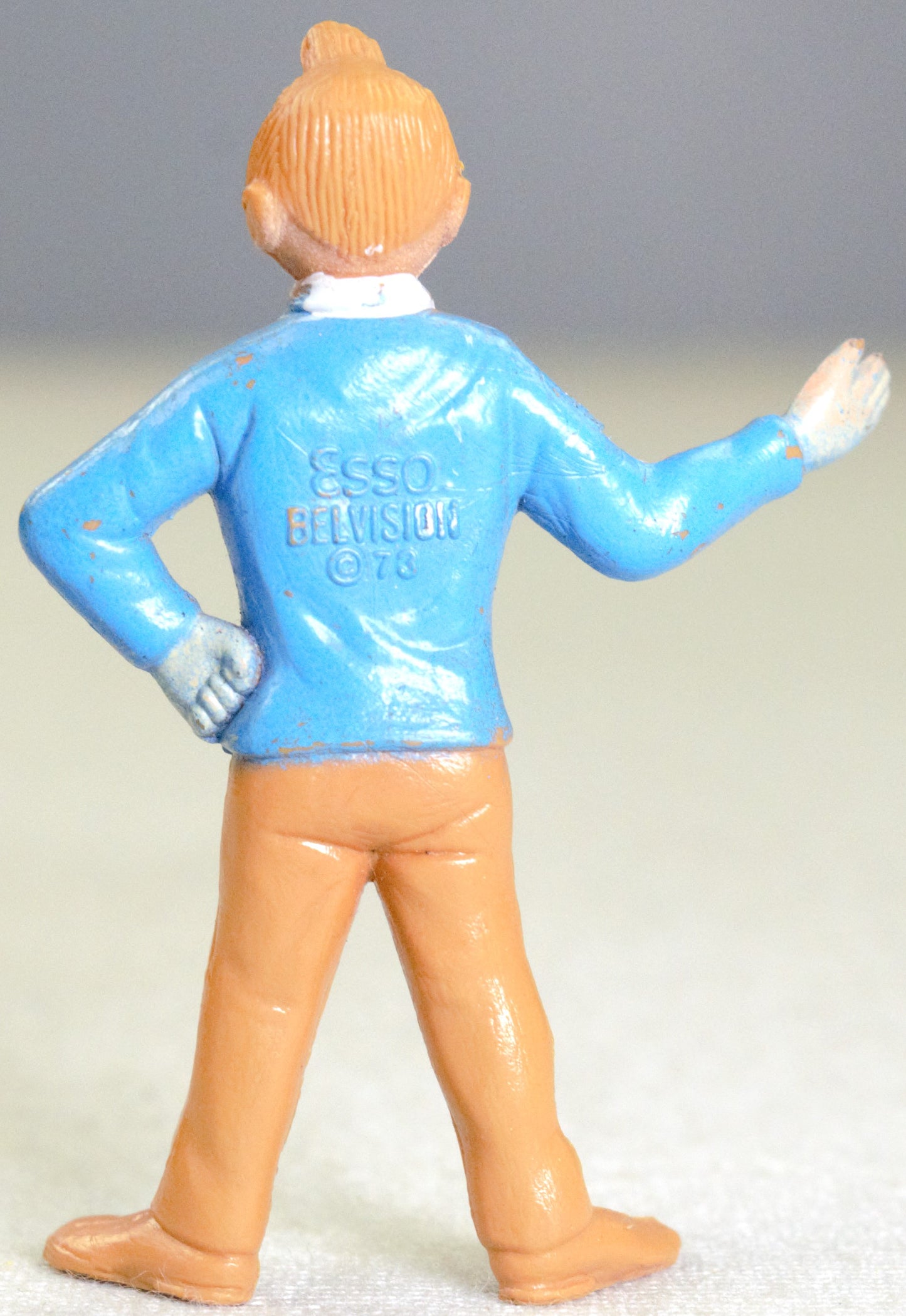Tintin ESSO Figurine - Vintage 1973 Lake of Sharks Belvision 4.5cm Figure