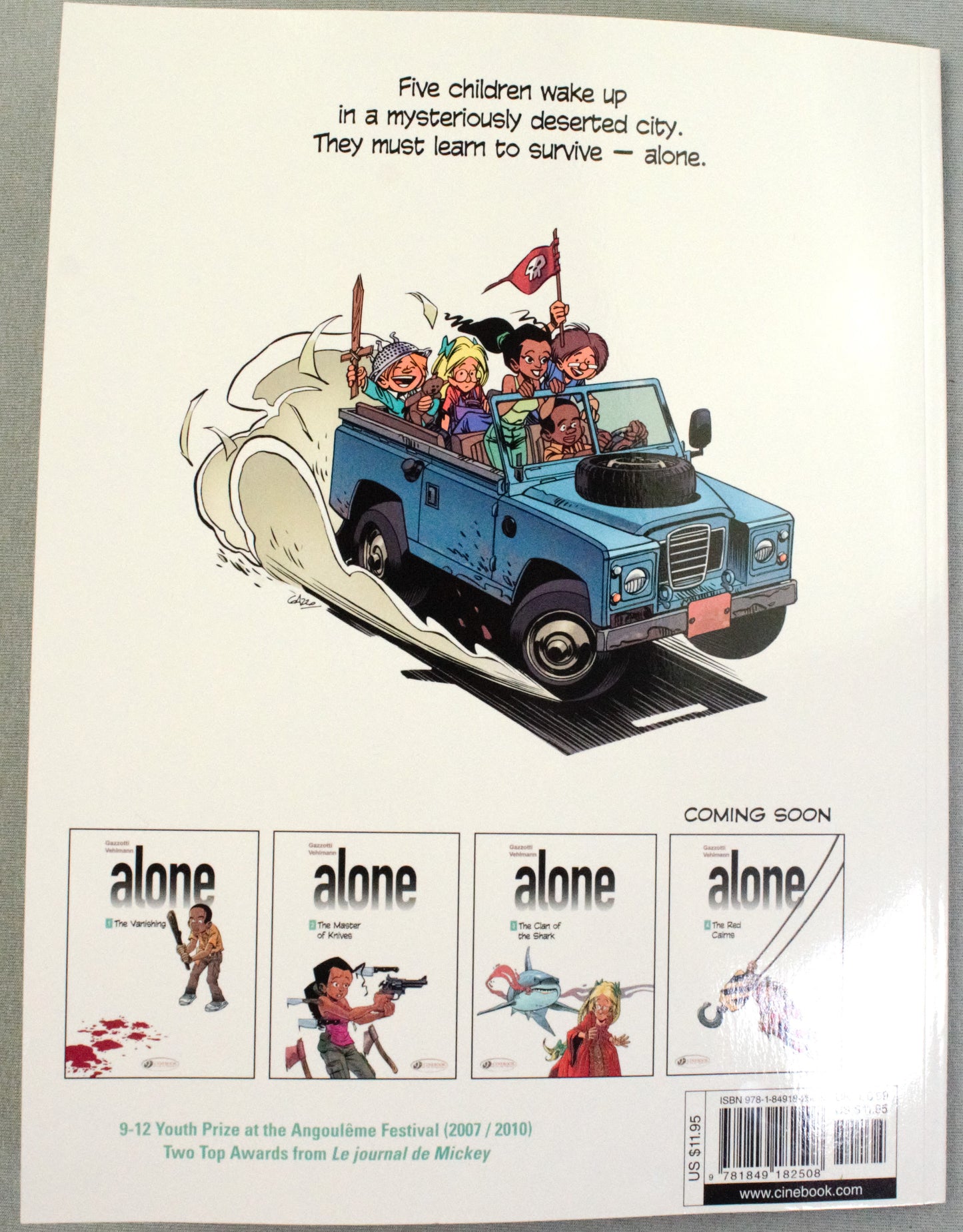 Alone Volume 3: "The Clan of the Shark" Cinebook Paperback UK Comic Book by Vehlmann/Gazzotti