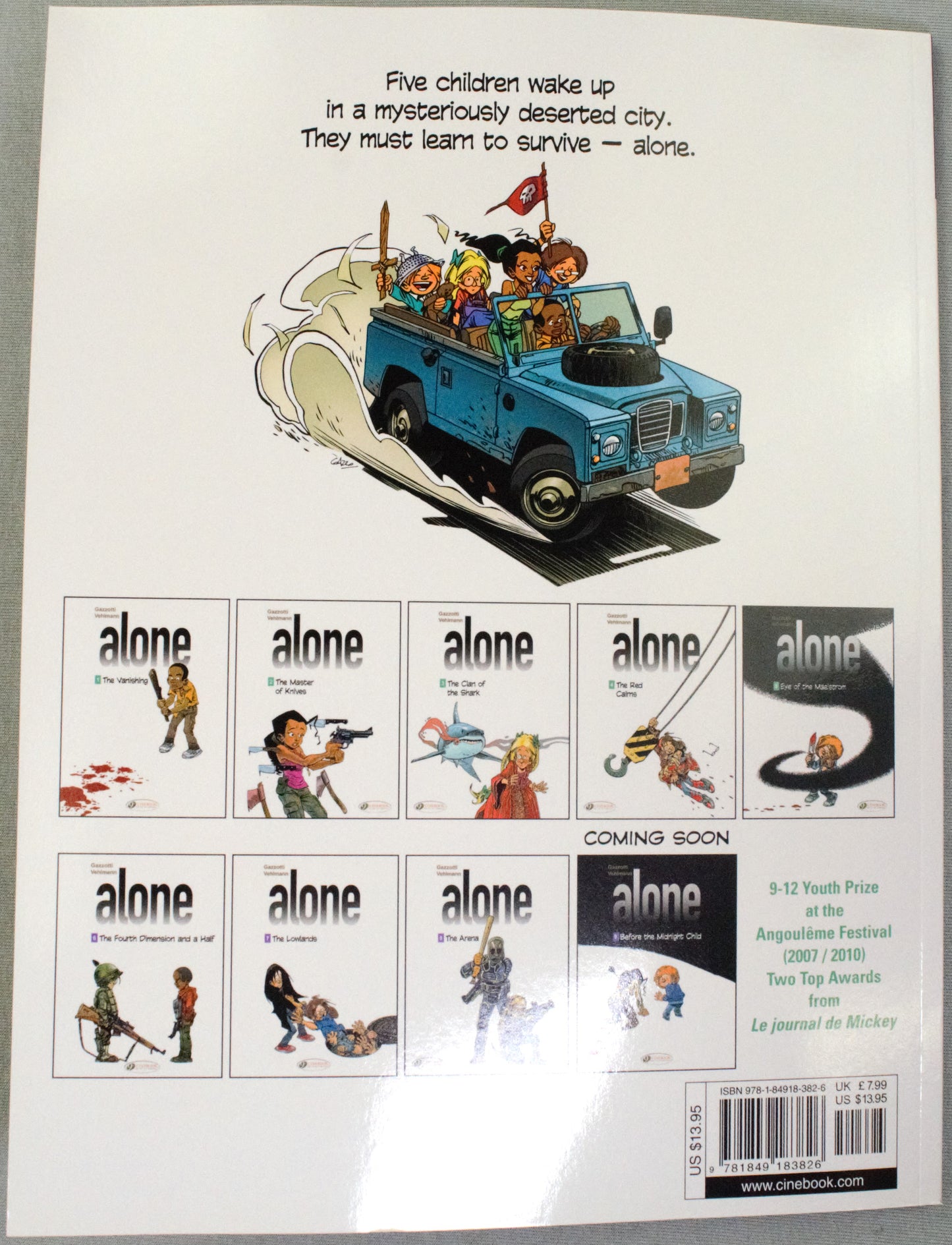 Alone Volume 8: "The Arena" Cinebook Paperback UK Comic Book by Vehlmann/Gazzotti