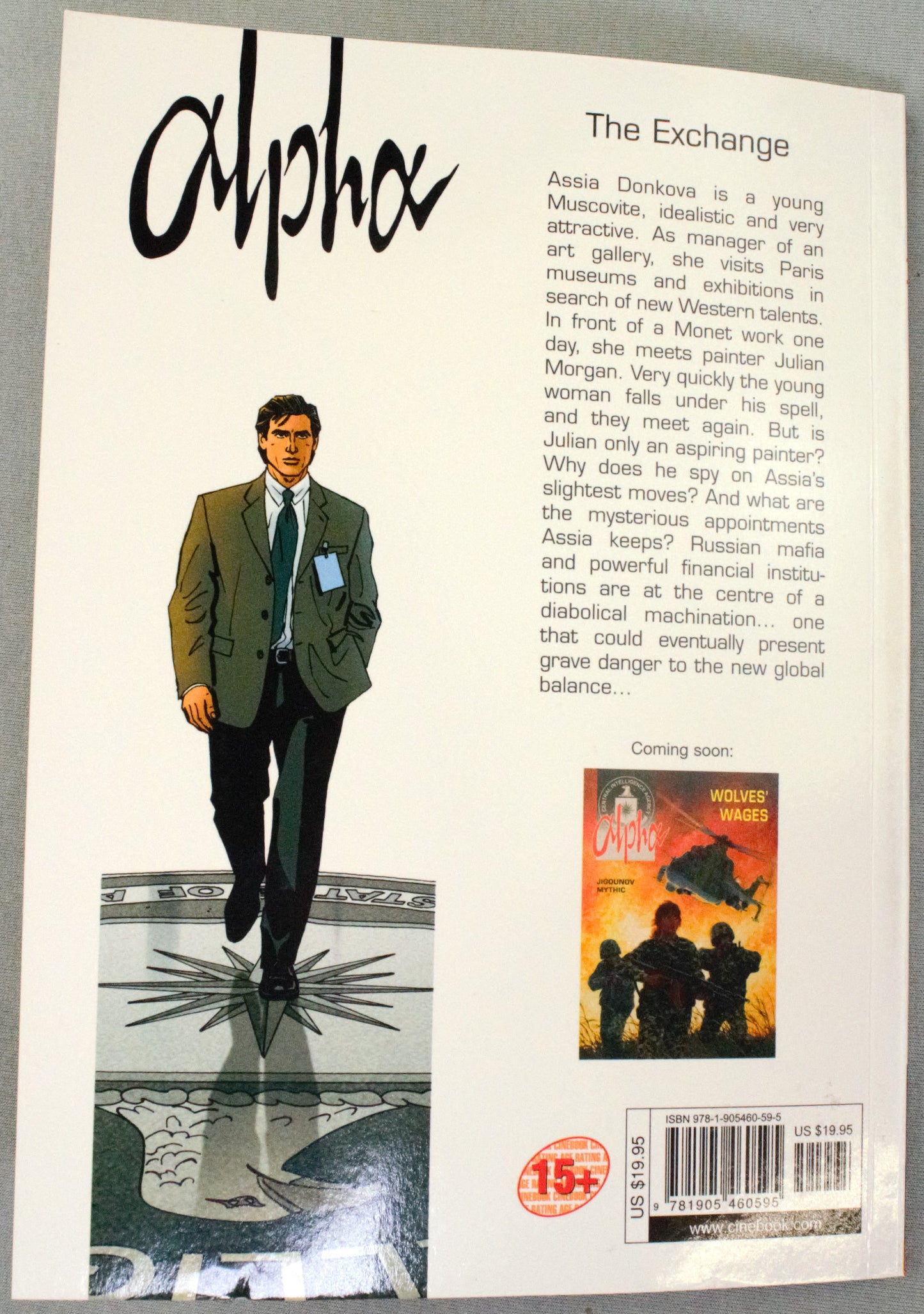 Alpha Volume 1: "The Exchange" Cinebook Paperback UK Comic Book by Jigounov/Renard