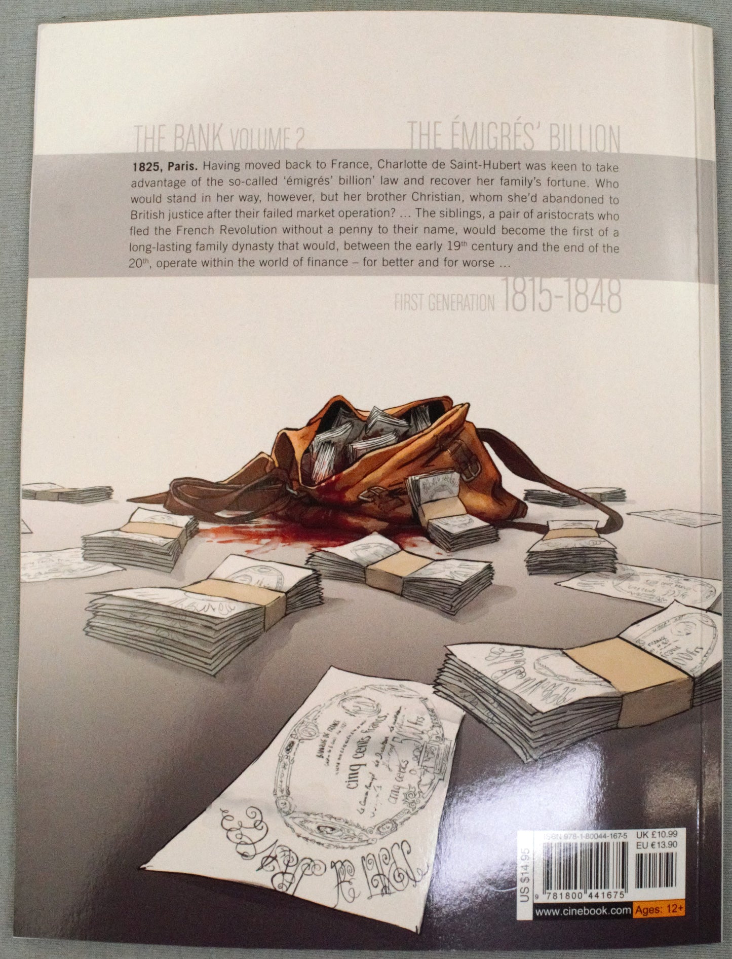 The Bank Volume 2: "Emigres Billion" Cinebook Paperback UK Comic Book by Boisserie/Guillaume/Maffre