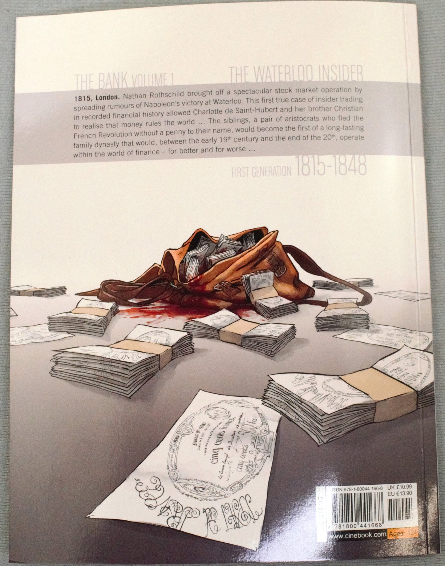The Bank Volume 1: "Waterloo Insider" Cinebook Paperback UK Comic Book by Boisserie/Guillaume/Maffre