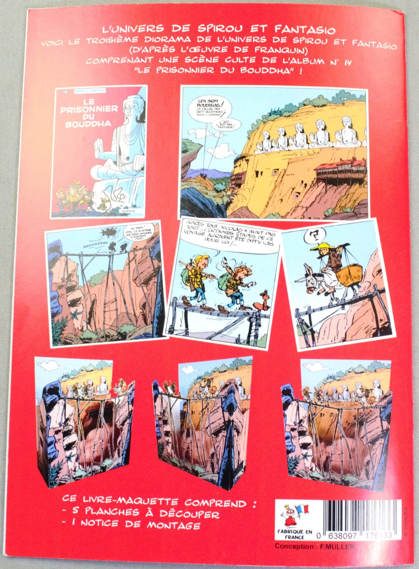 Spirou: The Prisoner of Buddha 3D Diorama de collection Toubédé Dupis 2020 Editions