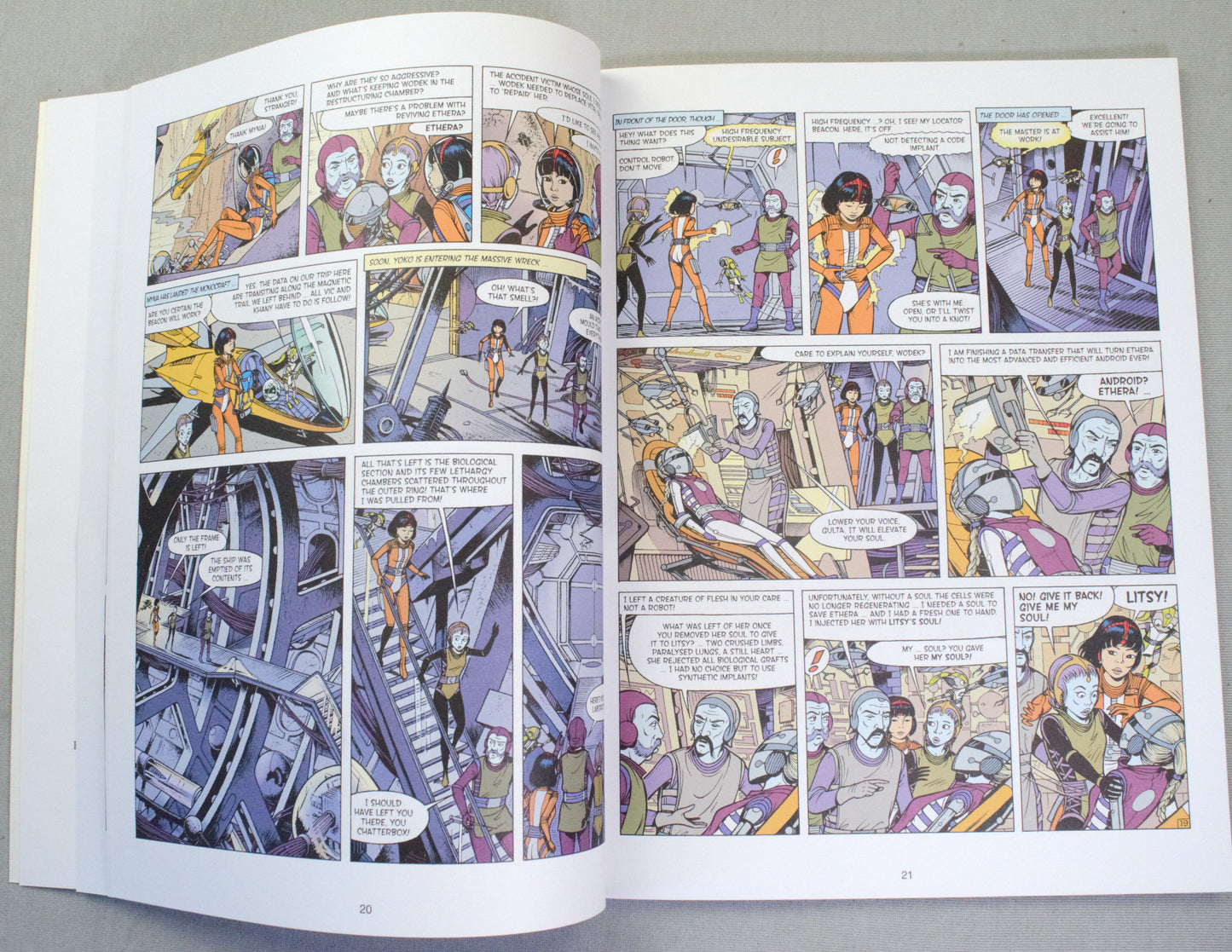 Yoko Tsuno Volume 20 - The Gate of Souls Cinebook Paperback Comic Book by R. Leloup (Copy)