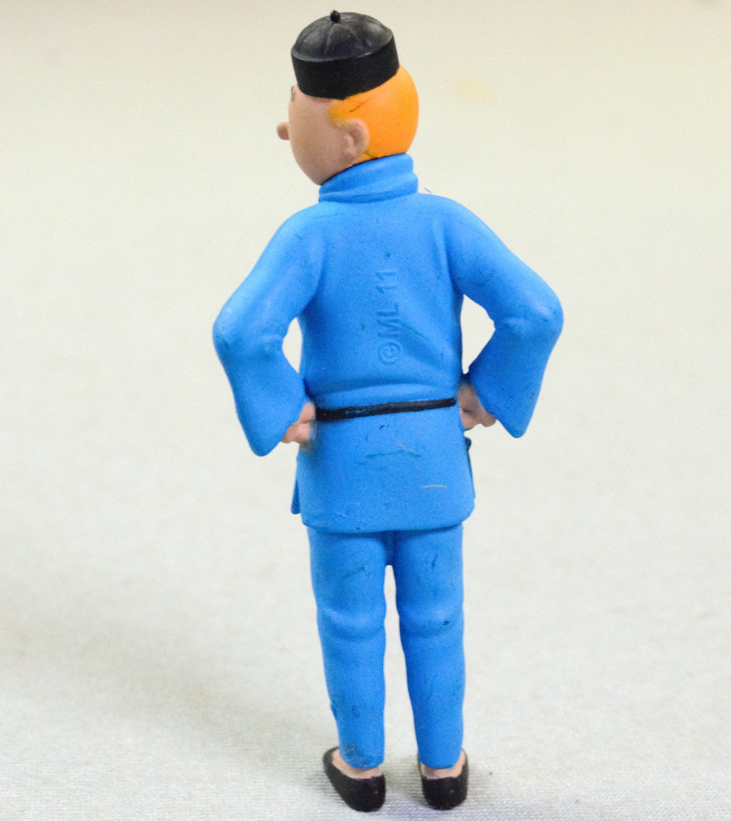 Moulinsart Model Figure Tintin - Blue Lotus Standing 7cm 42453 ML Figurine 2009