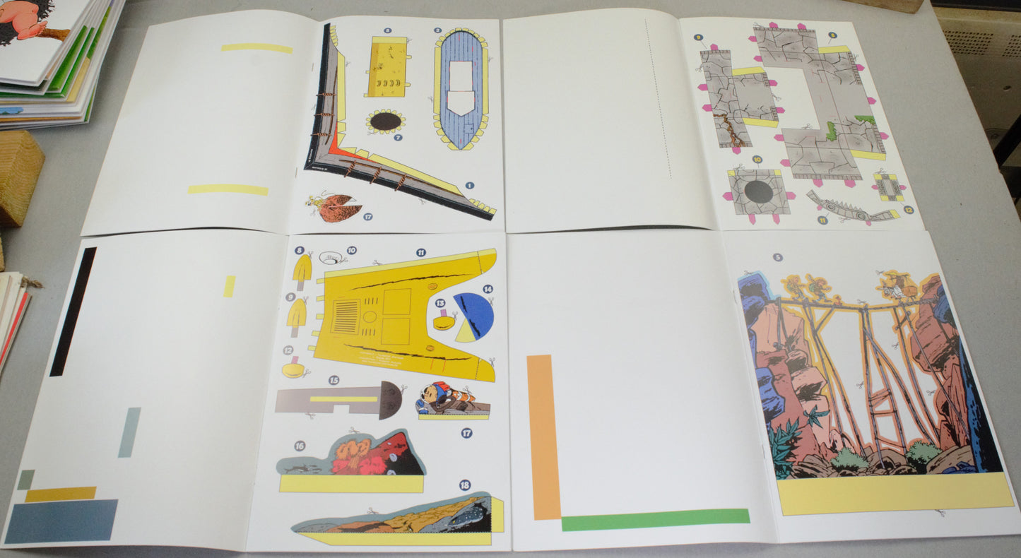 Marsupilami Diorama 3D Set x4 Dupis/Dargaud/Lomard/ 2021 Editions FULL SET