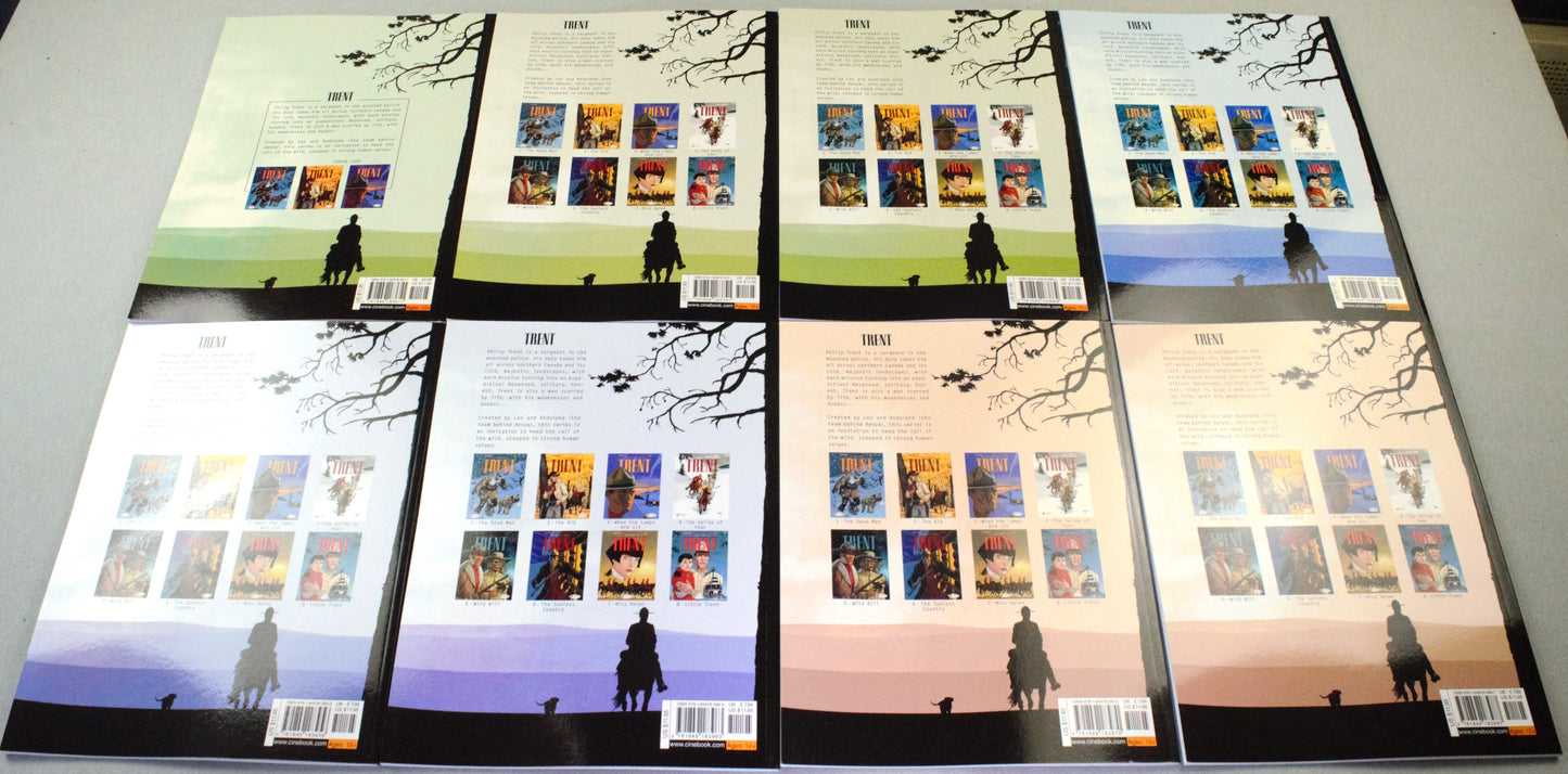 Trent Comic Books Volumes 1-8: Cinebook UK Paperback Editions FULL SET